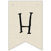 Vintage Harry Potter Eerste Verjaardag Vlaggetjes (Tweede vlag)