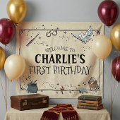 Vintage Harry Potter First Birthday Wandkleed
