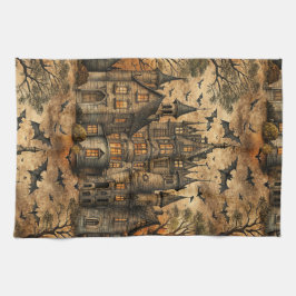 Vintage Haunted House (2) Theedoek