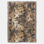 Vintage Haunted House Deken (Voorkant Verticaal)