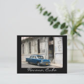 vintage havana briefkaart (Staand voorkant)