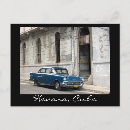 vintage havana briefkaart (Voorkant)