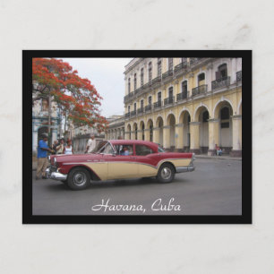 vintage havana briefkaart