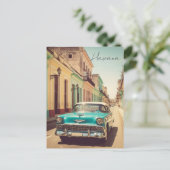 Vintage Havana Cuba Briefkaart (Staand voorkant)
