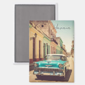 Vintage Havana Cuba Magneet (Voorkant / Achterkant)