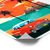 Vintage Havana Cuba Poster (Hoek)