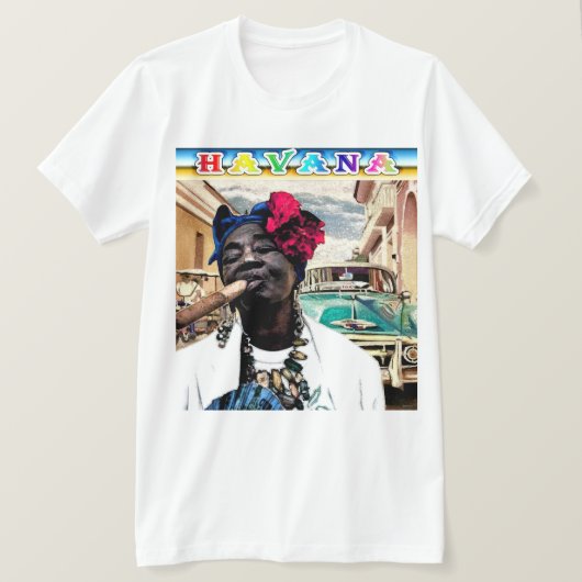 Vintage Havana Cuba T-shirt (Design voorkant)