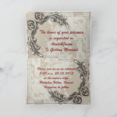 vintage Hawaï hibiscus bloemen tropisch huwelijk (Binnen)