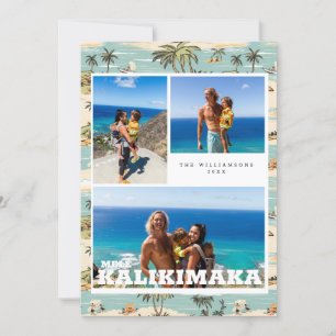 Vintage Hawaï   Mele Kalikimaka Kerstkaart