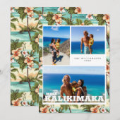 Vintage Hawaï | Mele Kalikimaka Kerstkaart (Voorkant / Achterkant)