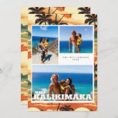 Vintage Hawaï | Mele Kalikimaka Kerstkaart (Voorkant / Achterkant)