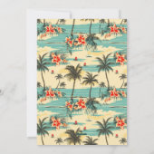 Vintage Hawaï | Mele Kalikimaka Kerstkaart (Achterkant)