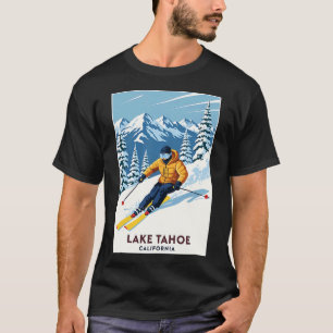 Vintage Hawaï Tropisch Surfen en Oceaan Watervlieg T-shirt