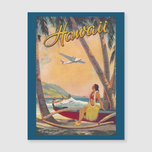 Vintage Hawaiaanse eilanden Reis Aloha Pacific (Voorkant)