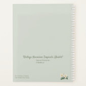 Vintage Hawaïaanse Tropics: Ukulele Planner (Achterkant)
