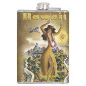 Vintage Hawaii 2 Heupfles (Achterkant)