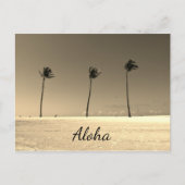 Vintage Hawaii Aloha Briefkaart (Voorkant)