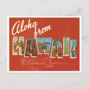 Vintage Hawaii Briefkaart