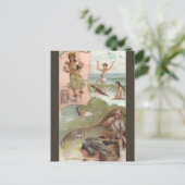 Vintage Hawaii Briefkaart (Staand voorkant)