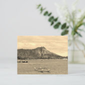 Vintage Hawaii Briefkaart (Staand voorkant)