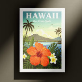 Vintage Hawaii Briefkaart