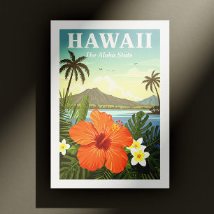 Vintage Hawaii Briefkaart