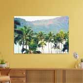 Vintage Hawaii Canvas Afdruk (Insitu (Woonkamer))