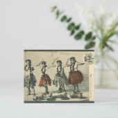 Vintage Hawaii Hula Dancers Briefkaart (Staand voorkant)