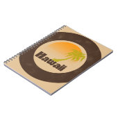 Vintage Hawaii Logo Notitieboek (Linkerzijde)