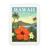 Vintage Hawaii Magneet (Verticaal)