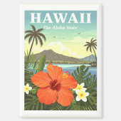 Vintage Hawaii Magneet (Voorkant)