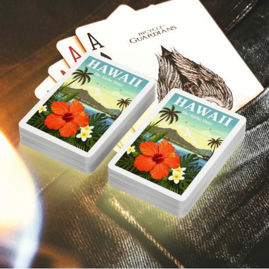 Vintage Hawaii Pokerkaarten