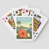 Vintage Hawaii Pokerkaarten (Achterkant)