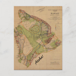 Vintage Hawaii Postcard Aloha Briefkaart