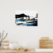 Vintage Hawaii Poster (Keuken)