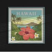 Vintage Hawaii Poster