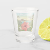 Vintage Hawaii Shot Glas (Achterkant)