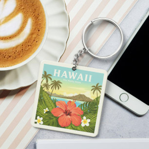 Vintage Hawaii Sleutelhanger