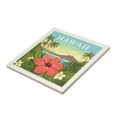 Vintage Hawaii Tegeltje (Zijkant)