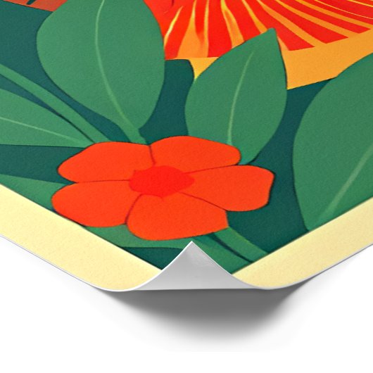 Vintage Hawaii Travel Poster (Hoek)