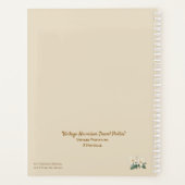 Vintage Hawaiiaanse Reisposter Planner (Achterkant)