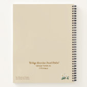 Vintage Hawaiiaanse Reisposter Planner Notitieboek (Achterkant)