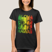 Vintage Hawaiian Islands Aloha T-shirt (Voorkant)