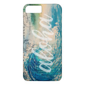 Vintage Hawaiian Wave Briefkaart Case-Mate iPhone Case (Achterkant)