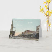 Vintage Healdsburg Californië Kaart (Gele Bloem)