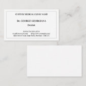 Vintage Health Care Professional Visitekaartje (Voorkant / Achterkant)