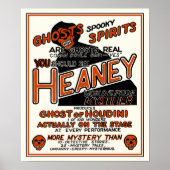 Vintage Heaney Spook Show Poster (Voorkant)