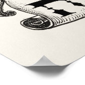 Vintage Hebrew Alphabet Poster (Hoek)