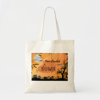 Vintage heeft een mooie halloween tote bag