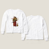 Vintage Heks en Kat (Voorkant /achterkant)